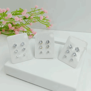 BRINCO TRIO ZIRCÔNIA